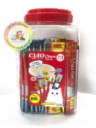 Ciao Chu ru - Ciao Stick 14g x 100 pcs ( Tuna Variety) TSC-100L - Ciao Chu Ru 100