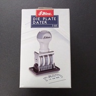 SHINY DIE PLATE DATER STAMP "PAID"/Cop PAID dengan tarikh