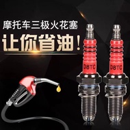New Motorcycle Red Universal Three-Claw Spark Plug Energy-Saving A7TC D8TC 70 110 125 150 Nozzle 5.5