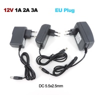 AC to DC Power Supply Adapter 12V 1A 2A 3A Transformer 1000ma 2000ma 3000ma travel Charger European 