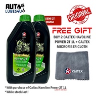 Caltex Havoline Power 2T ( Wangi )1L Semi Synthetic - Caltex Motorcycle Oil