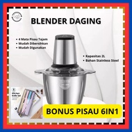 Blender Chopper Stainless Steel Meat Blender Coper Multipurpose Meat Grinder Durable BONUS 6IN1 KNIF