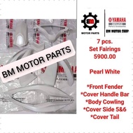 1 set fairings 7 pcs aerox v1 yamaha genuine parts