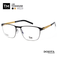 กรอบแว่น titanium ขาสีทอง Toni Morgan รุ่น IC229 (รหัสเดิม AR229) ทรงเหลี่ยม