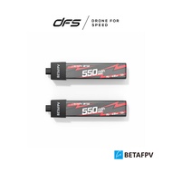 BetaFPV BT3.0 550mAh 2S Battery (2pcs)