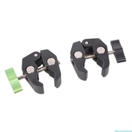 dingdongaa Adjustable Aluminum Crabs Clip 1 4 3 8 Thread Adapters Studio Equipment Mounting Clamp 97