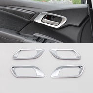 Honda Jazz / Fit / Shuttle (2014 - 2021) Inner Handle Silver Carbon Fiber Protector Ring Car Auto Acccessories