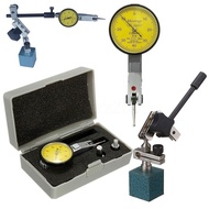 1 Set Magnetic Base Holder Stand with Dial Test Indicator Gauge Scale Precision EBTX DUV2 Q2BF SXIM 