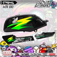 HONDA WIN 100 KD56 VARIATION STICKER STRIPING