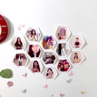 Print photo editing, six square love shapes, quality wall decorations, wall photo display molds