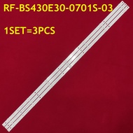 3PCS 7lamps LED Backlight Strip for Hyindai 43'' H-LED43ES5004 REB-LE43DS5500 RF-BS430E30-0701S-03