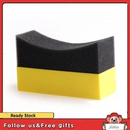 Jiabo Tire Shine Applicator Pad Cleaning Sponge  Portable Effective Compact Dressing for Car