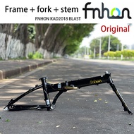 FNHON bicycle frame blast black gold limited edition bicycle parts and accessories aluminum alloy 20-inch frame compatible with 406/451 wheels bicycle parts fnhon dahon