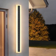 Outdoor Wall Light Waterproof Villa Garden Light Solar Headlight Entry Door Light Outdoor Long Wall 