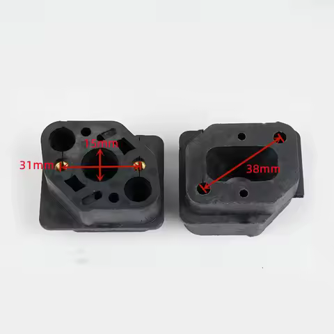 CARBURETOR INSULATOR FOR 1E48F 48F 63CC KS865 EB650 2 Stroke CARB RUBBER SPACER ADAPTER INTAKE MANIF