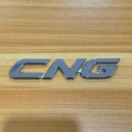 CNG Logo For General Cars Chrome Plated Color Size * 3 x 15 cm Per Piece