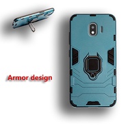 Samsung Galaxy J2 Pro 2018 Grand Prime Pro J250F DS Military Armor Design Full Protection Phone Case Magnetic Ring Heavy Duty Shockproof Cover Skin