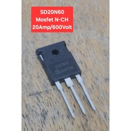 SD20N60 Mosfet N-CH 20Amp/600Volt