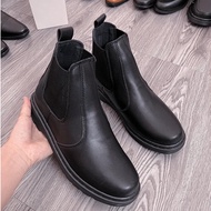 Derby chelsea boots with round toe, anti-slip rubber sole - DC01 chelsea boots boots men