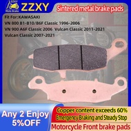 Front Sintered Metal Brake Pads For KAWASAKI ER-5 01-07 KLR 650 C1-C10 95-04 VN 800 B1-B10/B6F Class