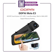 DDPAI Mola E3 Rearview Mirror Dashcam (10 Inch Touch Screen | Dual Recording | HD Night Version | Vo