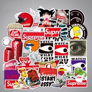 107Pcs Supreme Graffiti Sticker Vinyl Decal Luggage Laptop Waterproof