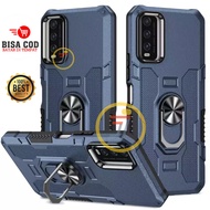 Casing Hard Case Untuk Vivo Y20 | Y20S | Y20S (G) | Y12S 2021| Y20 2021 Armor Ring Robot Case Kickst