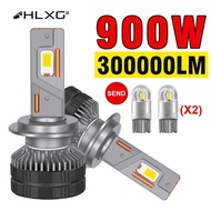 H7 LED Headlight Turbo LED Head Lamp Bulb High Power H11 4300K 6000K CSP Chip 1:1 Mini Size Fan Car Light Fog Lamp 300000LM 900W