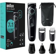 Braun All-in-One Style Kit Series 3 3470 7-in-1 Trimmer for Men with Beard Trimmer Ear & Nose Trimme
