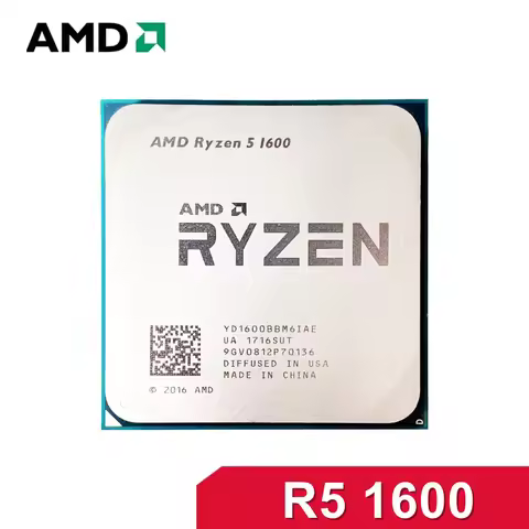 AMD Ryzen 5 1600 CPU R5 1600 3.2Ghz Socket AM4 Quad Core Desktop Processor