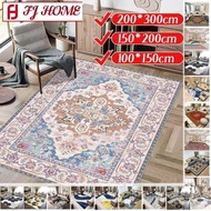ZARGO (FJ) New European Style Floor Carpet Size 100x150cm / 150x200cm / 200x300cm Turkish Patterned 