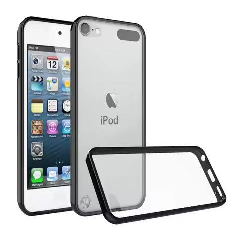 Crystal Clear TPU/PC Case for iPod Touch 5 Touch6 Touch 7 Funda Coque Slim Shockproof Shell Hybrid H