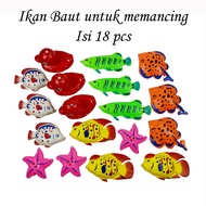 1 Bag Contains 18 Pcs | Children's Toys, Magnetic Fishing Fish, 1 Pocket Of 18 Pcs B545/Children's Toys, Plastic Duck Funds