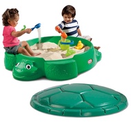 กระบะทรายมีฝาปิดเต่าน้อยสุดน่ารัก Little Tikes รุ่น Turtle Sandbox รุ่นใหม่ล่าสุด บรรจุทรายได้เยอะจุ