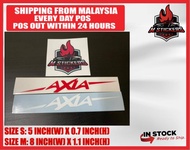 AXIA SIDE MIRROR STICKER AXIA LOGO PERODUA AXIA