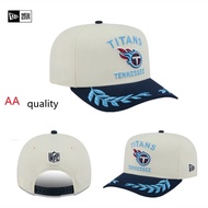 New Era Cream/Navy Tennessee Titans 2025 NFL Draft A-Frame 9FIFTY Baseball Cap Adjustable