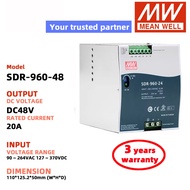 MEAN WELL SDR-960-24 DC24V 40A SDR-960-48 Switching Power Supply Meanwell DC power