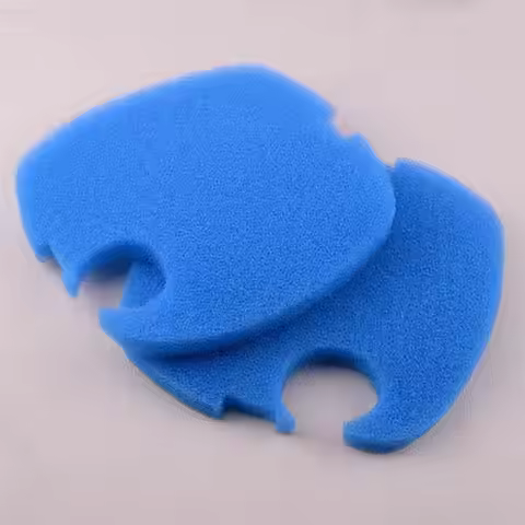 LETAOSK 2Pcs Blue Aquarium Filter Pad Sponge Foam Cotton Fit For SUNSUN GRECH Canister 304AB/404AB/7