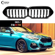 F44 Racing Grill Gloss Black ABS Front Bumper Kidney Grille For BMW 2 Series 2021-? Gran Coupe GC Re