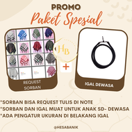 Igal Pengikat sorban di kepala / igal sorban dewasa / igal arab / igal sorban arab