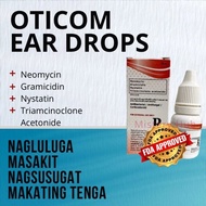 FDA Approved Ear Care Drops Otic Solution oticom 10ml