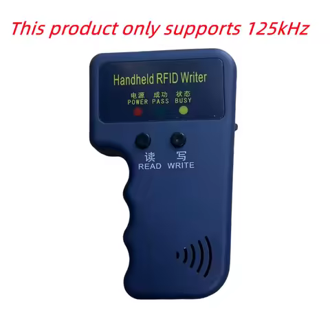 Handheld RFID ID 125KHz Writer Duplicator Copy EM4305 T5577 Rewritable Read EM4100/TK4100 Keyfobs Ta