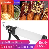 Yekastore Naroote Maker Machine with Piping Bag Churros Tips Multifunctional Manual Press Discs for 