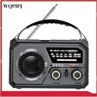 H21 Emergency Radio Bluetooth 5.3 Hand Crank Weather Radio /AM/FM Solar Radio with SOS Alert Flashli