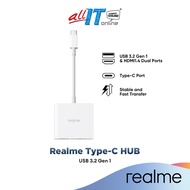 Realme Type-C HUB - USB 3.2 Gen1 &amp; HDMI1.4 Dual Ports | Type-C Port - RMW2022