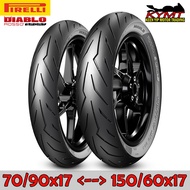 PIRELLI Diable Rosso Sport Tyre Urban Road Racing (YEAR 2020) [70/80/90/100/110/120/130/140/150 x 17 inch]