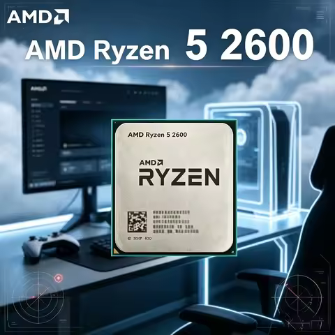 AMD Ryzen 5 2600 R5 2600 Desktop Gaming CPU 3.4 GHz 6-Core 12-Thread 65W YD2600BBM6IAF Socket AM4