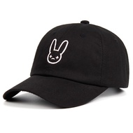 58-62CM Rapper Reggae Artist Dad Hat Bad Bunny Cotton Hat Snapback Unisex Baseball Hat Concert Hat H