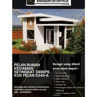 S340-A PELAN & 3D RUMAH BANGLO 1 TINGKAT 2B1B 340kps