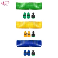 [Abbraccia] Coil Garden Hose Expandable Flexible Water Hose with Quick Connector Lightweight EVA Mat